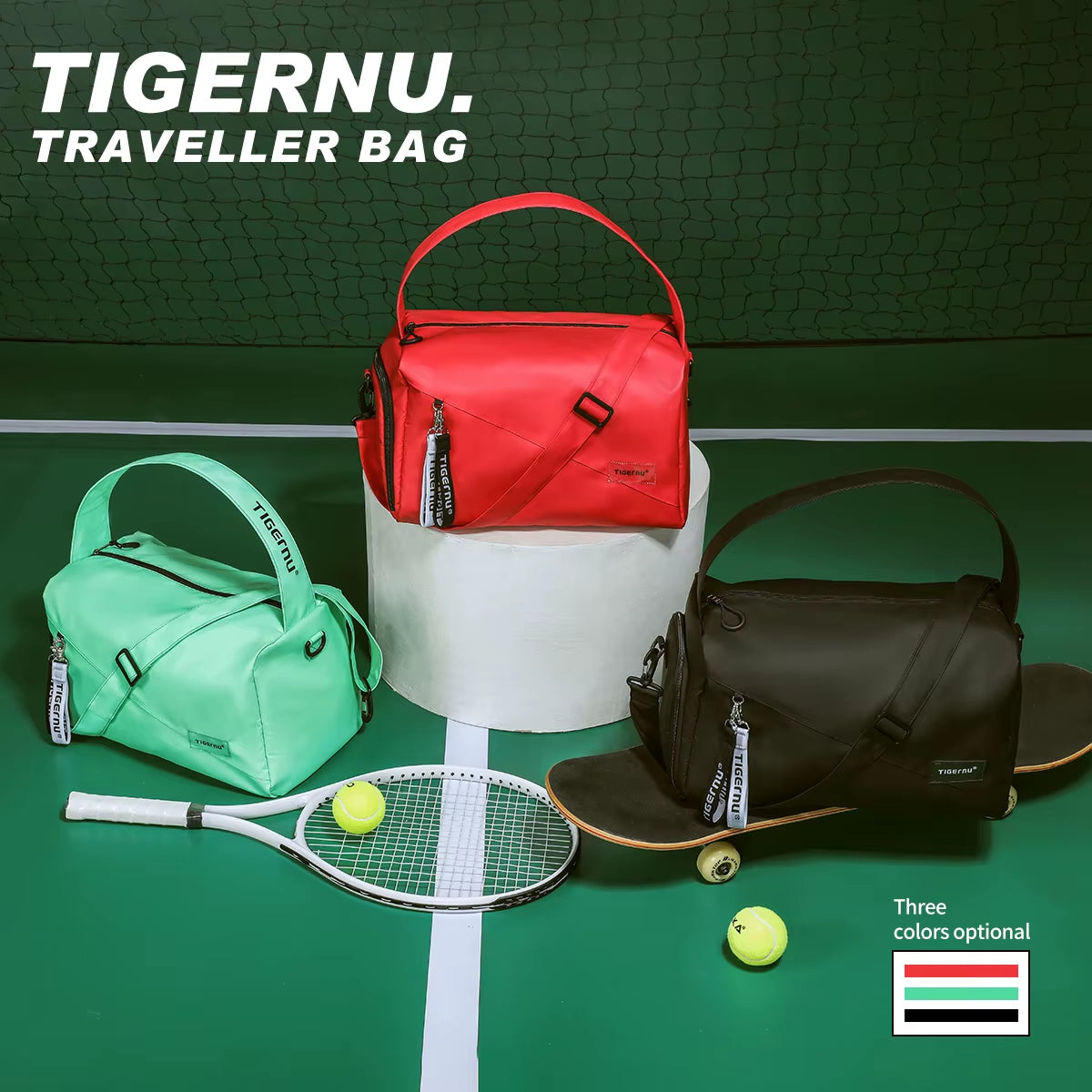 Girl Sports Gym Bag Femaletravel Duffel Handbags Fitness Bag with Shoes Compartment for Women Light Weight Shot Trip Bag